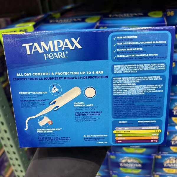 美國原裝 Tampax 丹碧絲 導管式衛生巾 導管式衛生棉條 96支普通/大流量-細節圖4