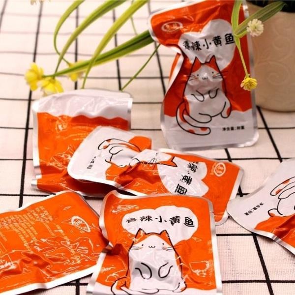 【滿200出貨】金珍香辣香酥泡椒小黃魚250g500g香酥麻辣帶魚 舟山即食海鮮零食 魚酥 白帶魚酥 帶魚酥 小黃魚 魚-細節圖9