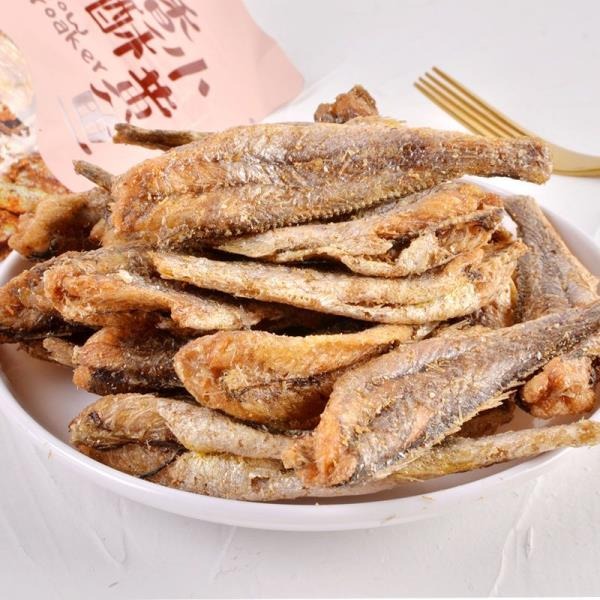 【滿200出貨】櫻木町香酥小黃魚50g 即食帶魚小魚干貨零食香辣椒鹽風味配飯小吃 魚酥 白帶魚酥 帶魚酥 小黃魚 魚酥-細節圖4