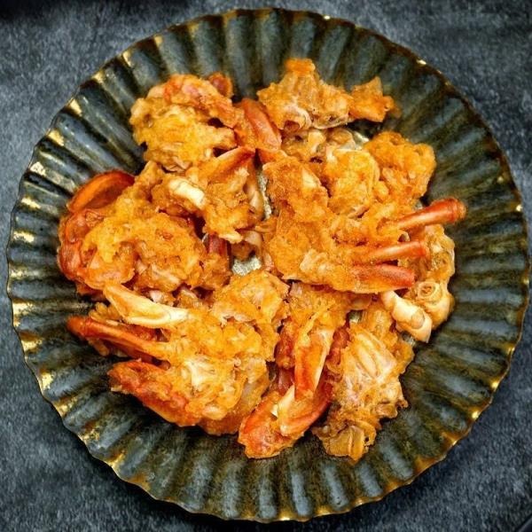 【滿200出貨】蟹咔啦休閑零食開袋即食有意酥油炸小螃蟹海鮮原味香酥脆蟹36g/袋 海蟹 香辣蟹 螃蟹 熟食 小吃零食-細節圖3