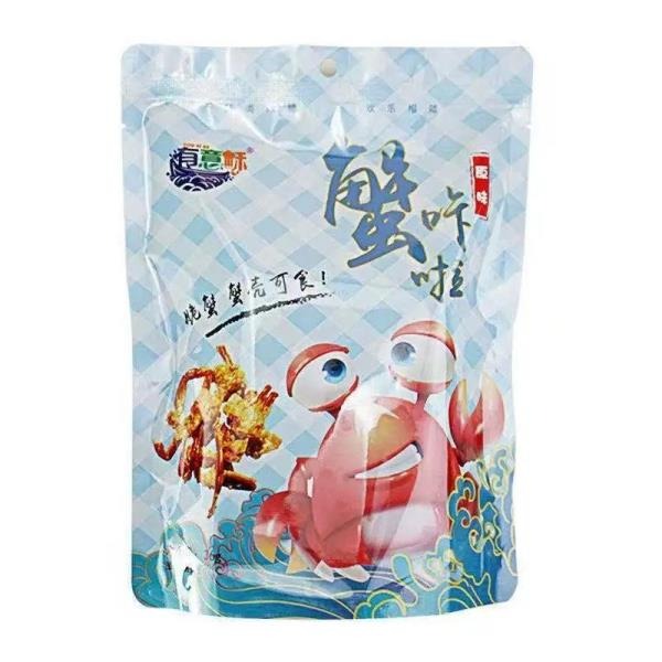 【滿200出貨】蟹咔啦休閑零食開袋即食有意酥油炸小螃蟹海鮮原味香酥脆蟹36g/袋 海蟹 香辣蟹 螃蟹 熟食 小吃零食-細節圖6