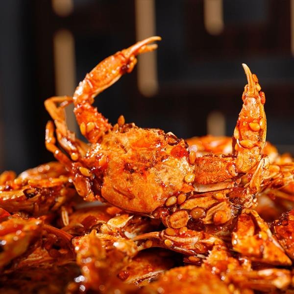 【滿200出貨】香辣小螃蟹零食麻辣香酥即食海蟹90后童年懷舊小螃蟹香辣蟹蟹 海蟹 香辣蟹 螃蟹 熟食 小吃特產零食-細節圖3