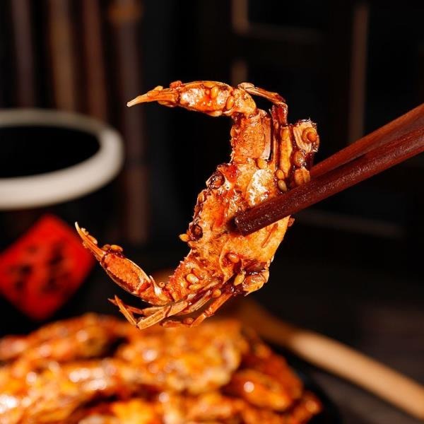 【滿200出貨】香辣小螃蟹零食麻辣香酥即食海蟹90后童年懷舊小螃蟹香辣蟹蟹 海蟹 香辣蟹 螃蟹 熟食 小吃特產零食-細節圖4