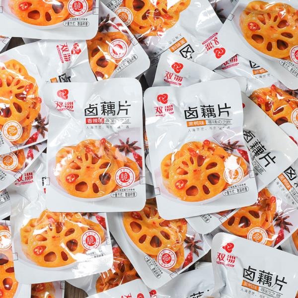 鹵藕片麻辣蓮藕丁 開袋即食零食小吃食品 藕片 海帶片 萵筍 酸豆角 金針菇 萵筍 杏鮑菇 金針菇 蘿蔔 辦公室零食-細節圖2