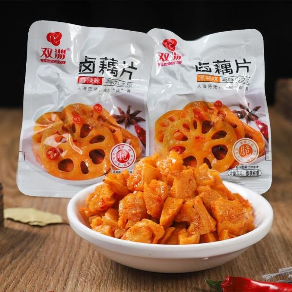 鹵藕片麻辣蓮藕丁 開袋即食零食小吃食品 藕片 海帶片 萵筍 酸豆角 金針菇 萵筍 杏鮑菇 金針菇 蘿蔔 辦公室零食-細節圖3