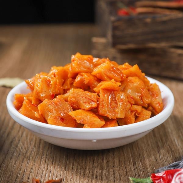 鹵藕片麻辣蓮藕丁 開袋即食零食小吃食品 藕片 海帶片 萵筍 酸豆角 金針菇 萵筍 杏鮑菇 金針菇 蘿蔔 辦公室零食-細節圖6