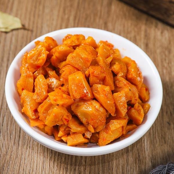 鹵藕片麻辣蓮藕丁 開袋即食零食小吃食品 藕片 海帶片 萵筍 酸豆角 金針菇 萵筍 杏鮑菇 金針菇 蘿蔔 辦公室零食-細節圖7