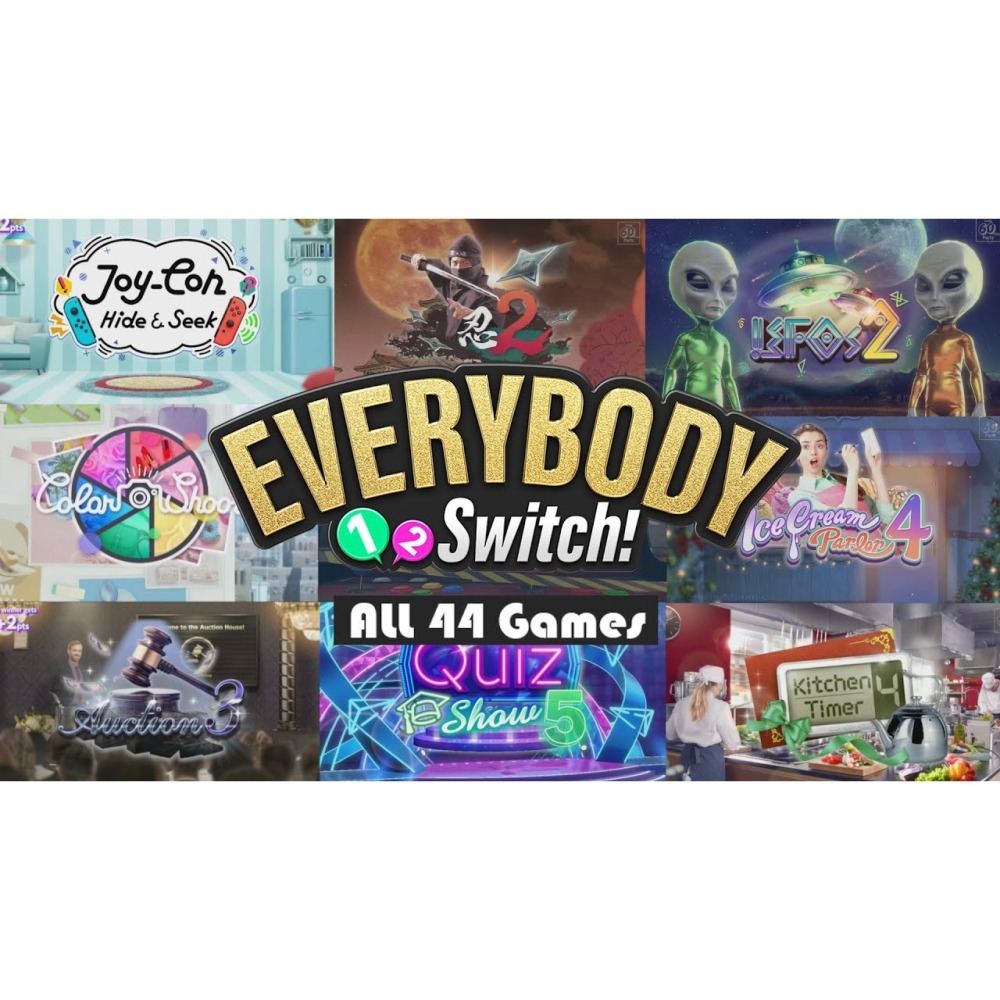 【東湖夜貓電玩】Nintendo 任天堂 NS Switch Everybody 1-2-Switch!  中文版-細節圖5