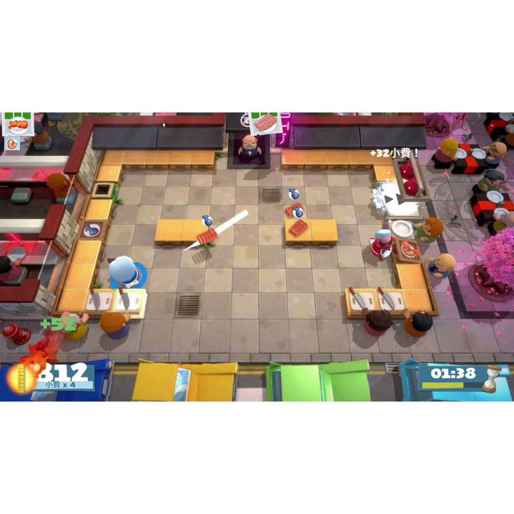 【東湖夜貓電玩】Nintendo 任天堂 NS Switch 胡鬧廚房 全都好吃 中文版-細節圖4
