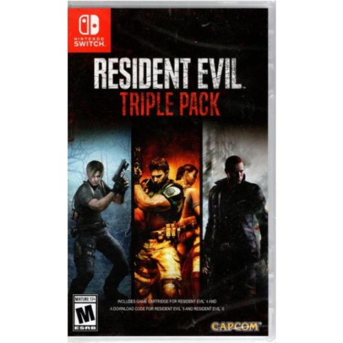 【東湖夜貓電玩】NS Switch 惡靈古堡 三重包 Resident Evil Triple Pack中文版