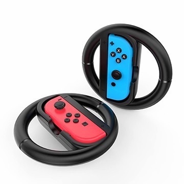 【東湖夜貓電玩】NS Switch  joy-con方向盤 賽車方向盤 黑色一組2入 台灣公司貨 瑪利歐賽車-細節圖3