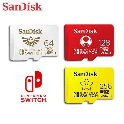 【東湖夜貓電玩】SanDisk NS Switch 專用 microSDXC UHS-I(U3)128GB記憶卡-細節圖2