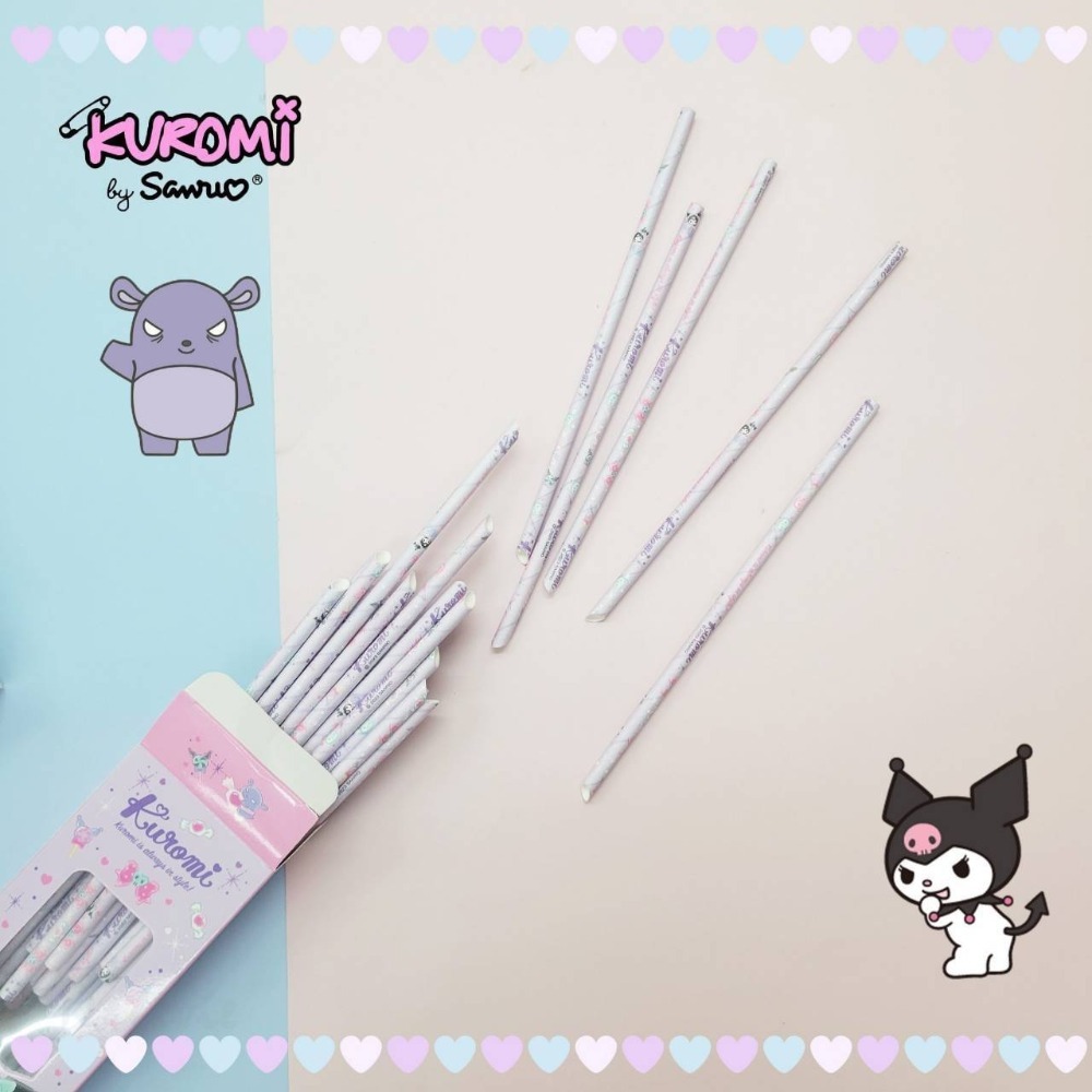 ❤️紙吸管-庫洛米 KUROMI 三麗鷗SANRIO正版授權-細節圖2