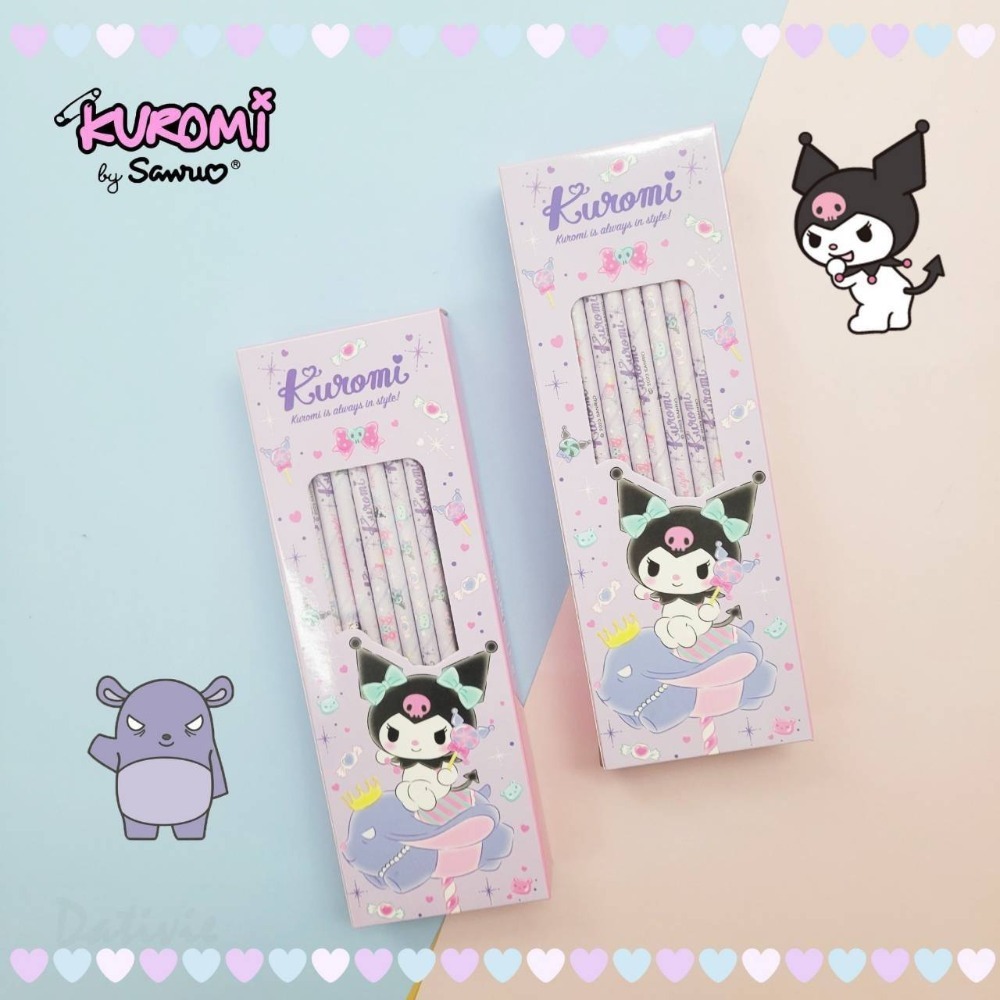 ❤️紙吸管-庫洛米 KUROMI 三麗鷗SANRIO正版授權-細節圖3