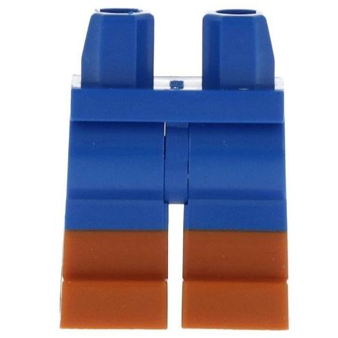 &lt;樂高人偶小舖&gt;正版LEGO 城市2-1 腳 雙色 藍+深橘 人偶 6447748