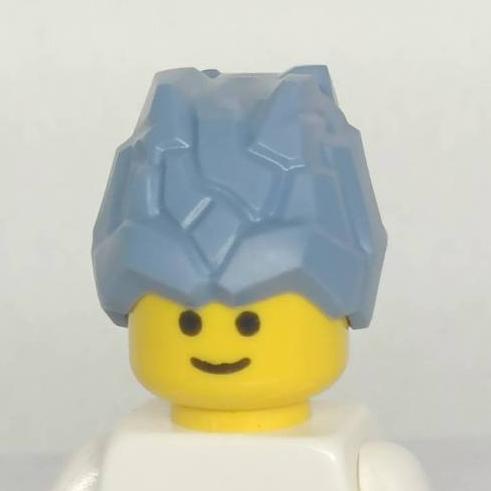 &lt;樂高人偶小舖&gt;正版LEGO 特殊39 岩石頭髮 沙藍色 漫威英雄 76200 6349779