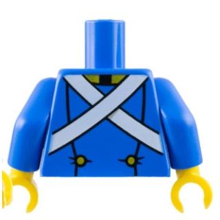 <樂高人偶小舖>正版LEGO 特殊98 身體 帝國士兵 制服 夾克 10320 黃金國堡壘 6444336 官兵-細節圖2