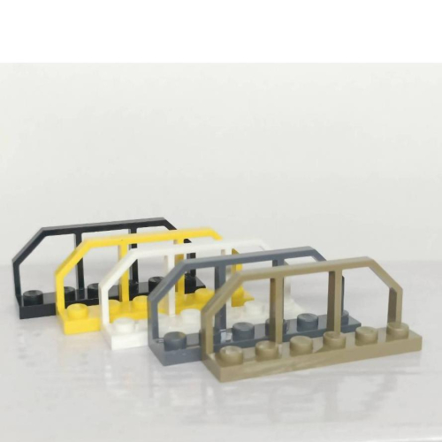 &lt;樂高人偶小舖&gt;正版LEGO 零件(W1) 火車圍欄 黑 黃 深灰 深沙 白 1X6 柵欄 58494