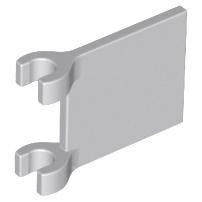 <樂高人偶小舖>正版LEGO 零件W 2335 2x2 方形旗幟 旗子帶雙夾-細節圖3