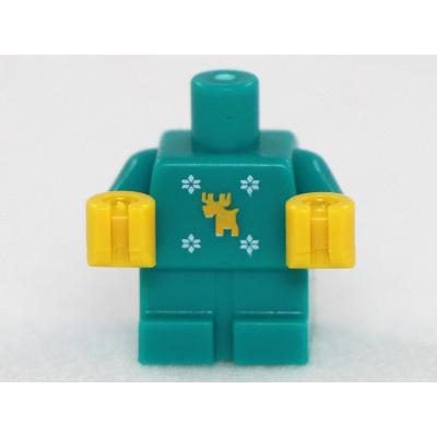 &lt;樂高人偶小舖&gt;正版LEGO 身體 特殊29-2 嬰兒 藍綠色 寶寶 25128pb00 6217078