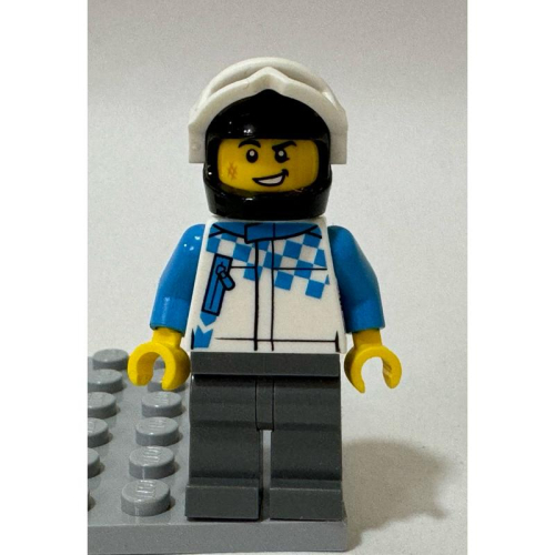 &lt;樂高人偶小舖&gt;正版 LEGO樂高 60288 城市系列 賽車手 H人偶 樂高人偶