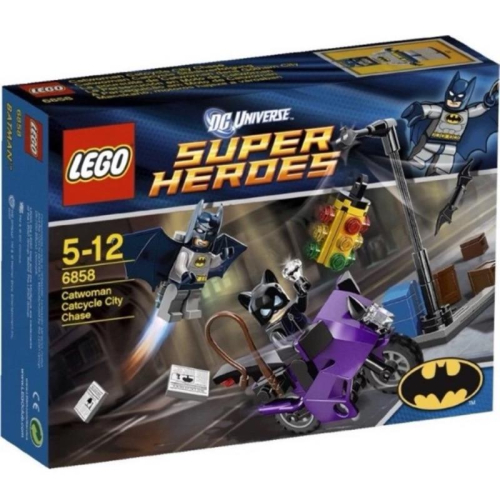 &lt;樂高人偶小舖&gt;正版 LEGO樂高 6858 超級英雄Super Heroes系列 貓女摩托車 全新未拆