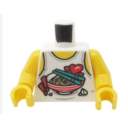 &lt;樂高人偶小舖&gt;正版LEGO城市62-3 身體 白背心 6356169 悟空小俠 藍燈城 80036 身體
