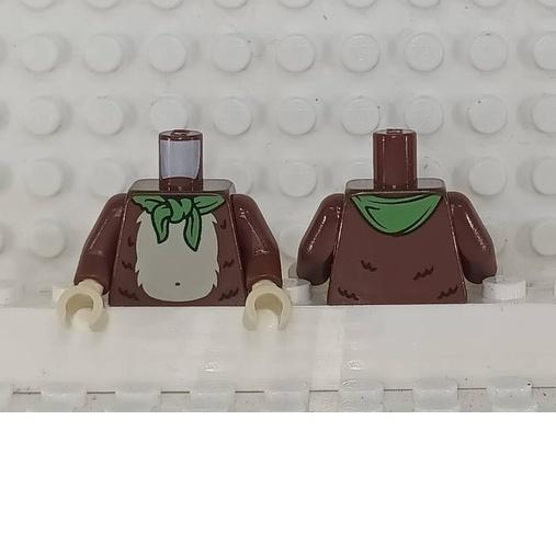 <樂高人偶小舖>正版樂高LEGO 特殊14 綠圍巾 悟空小俠 邪惡獼猴 80024身體 (單隻) 樂高配件-細節圖3