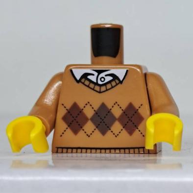 &lt;樂高人偶小舖&gt;正版LEGO 城市31-2 絕版 毛衣 樂手 (單隻)身體 配件