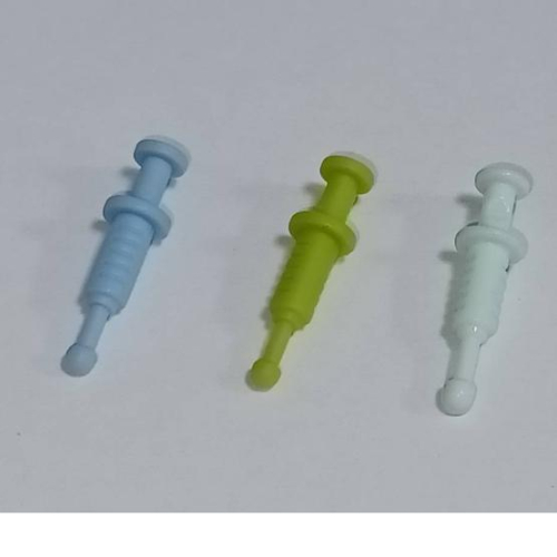 &lt;樂高人偶小舖&gt;正版 LEGO 用品38 針筒 注射器 針頭 醫護 藍 綠 冰雪藍 6361949 53020