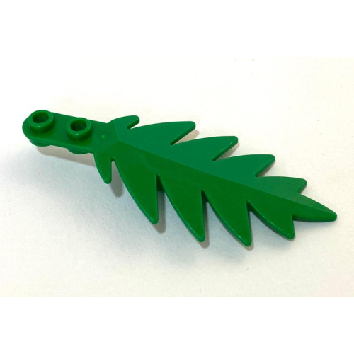 &lt;樂高人偶小舖&gt;正版樂高LEGO 植物C8 造景 葉子零件 綠色 棕櫚葉 深綠 全新