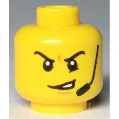 &lt;樂高人偶小舖&gt;正版 LEGO 人臉3-12 6253297 人頭 男生 單面 耳機