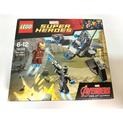 &lt;樂高人偶小舖&gt;正版樂高 LEGO 76029 超級英雄系列盒組，鋼鐵人對決奧創機器人，全新未拆
