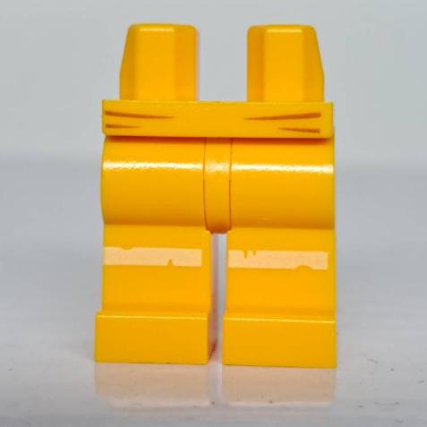 &lt;樂高人偶小舖&gt;正版LEGO 城市5-1 腳 橘黃(淺亮橘子) 膝白線條 單隻 樂高配件系列