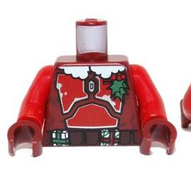 &lt;樂高人偶小舖&gt;正版LEGO 特殊56 紅盔甲 星戰 白兵聖誕版 風暴兵 身體 單隻 配件