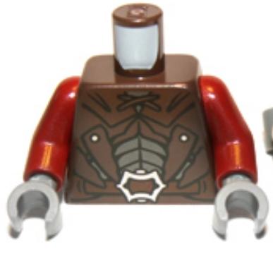 &lt;樂高人偶小舖&gt;正版樂高LEGO 特殊6-2 獸人 半獸人 士兵 強獸人 魔戒 9471 城堡 盔甲 身體 配件