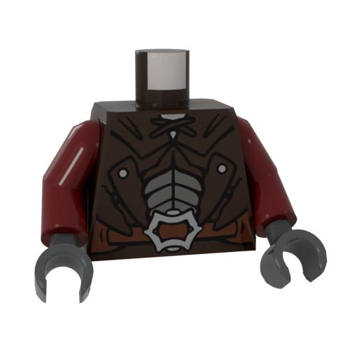 <樂高人偶小舖>正版樂高LEGO 特殊6-2 獸人 半獸人 士兵 強獸人 魔戒 9471 城堡 盔甲 身體 配件-細節圖2