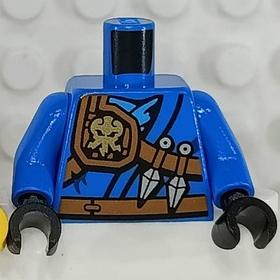 &lt;樂高人偶小舖&gt;正版LEGO 特殊69 飛鏢肩帶 藍色 忍者 身體 單隻 配件