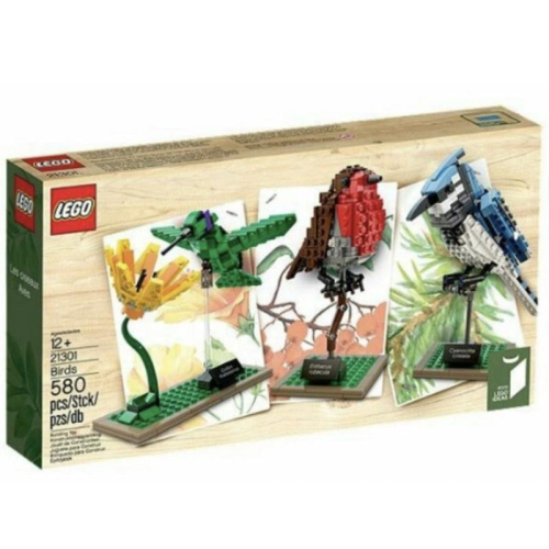 &lt;樂高人偶小舖&gt;正版樂高 LEGO 21301，idea 系列（值得珍藏）世界鳥野生生態組，樂高盒組系列