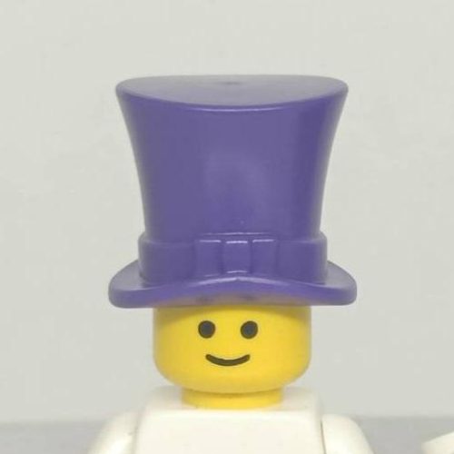 &lt;樂高人偶小舖&gt;正版樂高LEGO 帽子4 深紫 高帽 紳士帽 禮帽 6265728 人偶配件