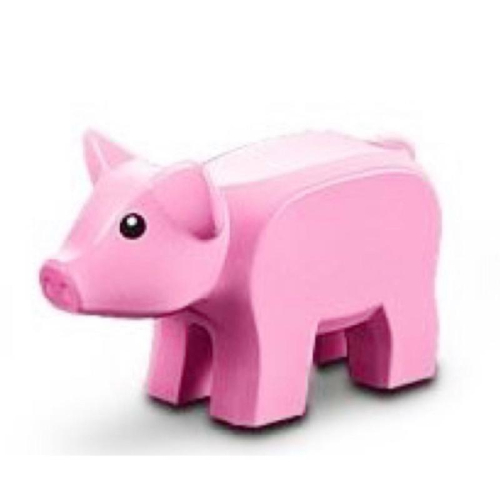 &lt;樂高人偶小舖&gt;正版 LEGO 動物9 小豬 粉紅 豬 寵物 6319751