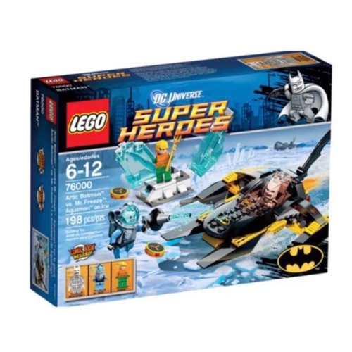 &lt;樂高人偶小舖&gt;正版樂高LEGO 全新 76000 蝙蝠俠 水行俠 VS 急凍人 盒組
