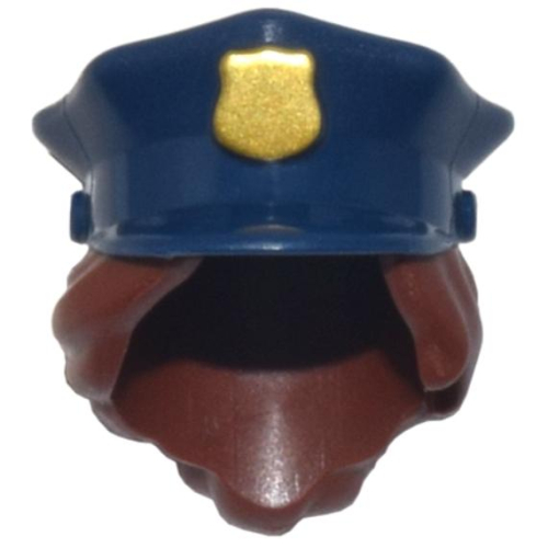 &lt;樂高人偶小舖&gt;正版樂高LEGO 帽16 警察帽 女生 6177293 城市 人偶 配件