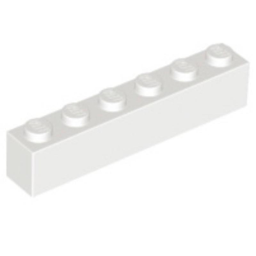 &lt;樂高人偶小舖&gt;正版樂高LEGO 零件 白色 基本磚 1x6 積木 基本磚 樂高 單顆價格