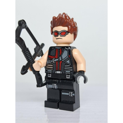 &lt;樂高人偶小舖&gt;正版 LEGO自選 C101 鷹眼 含武器 Hawkeye 漫威 英雄 雙面人臉