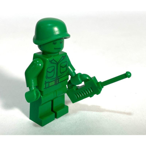 &lt;樂高人偶小舖&gt;正版樂高LEGO特殊人偶C10，綠兵人偶，含武器，單隻價格，