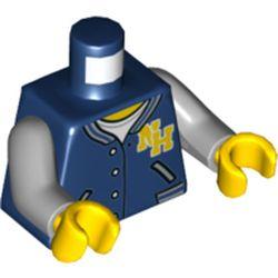 &lt;樂高人偶小舖&gt;正版LEGO 特殊16-3 NH夾克 棒球員 選手 球員 身體 配件 棒球