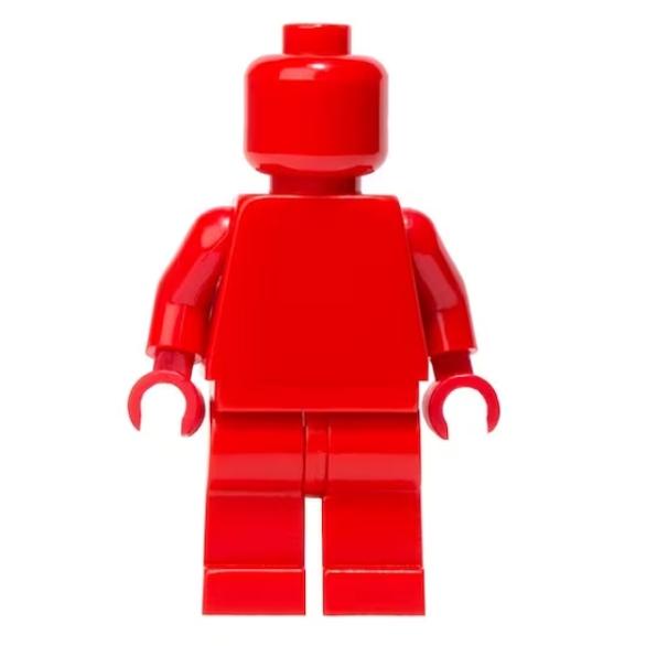 <樂高人偶小舖>正版 LEGO 素色 人偶 3626c 983 973 981982 黑色 白色 紅色 全素色-細節圖3