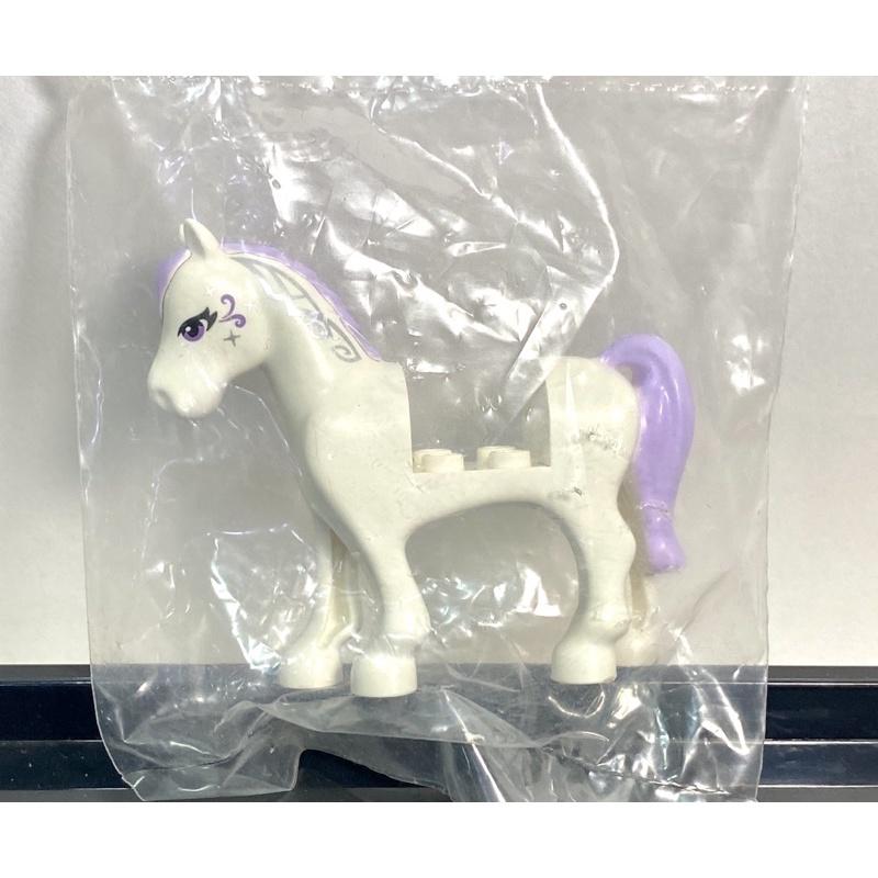 <樂高人偶小舖>正版樂高LEGO可愛動物系列，寵物紫色花紋小白馬，全新未拆-細節圖2