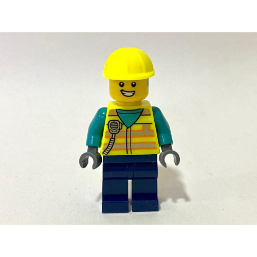 &lt;樂高人偶小舖&gt;正版樂高LEGO 特色人偶 E12 工程人員 全新 含帽子 ，單隻特價